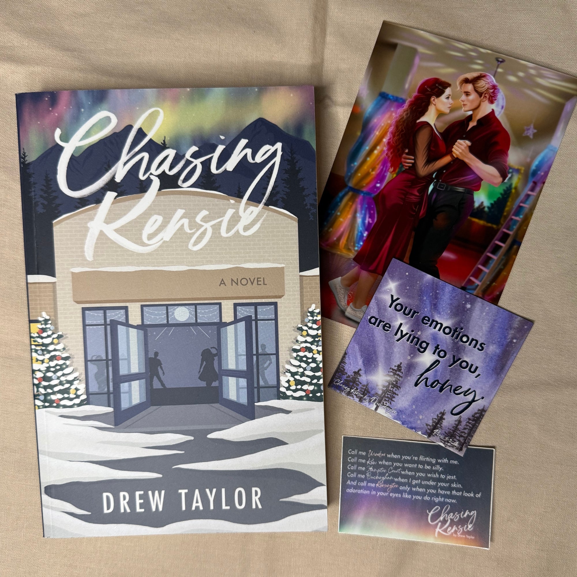 Chasing Kensie Signed Paperback + Swag